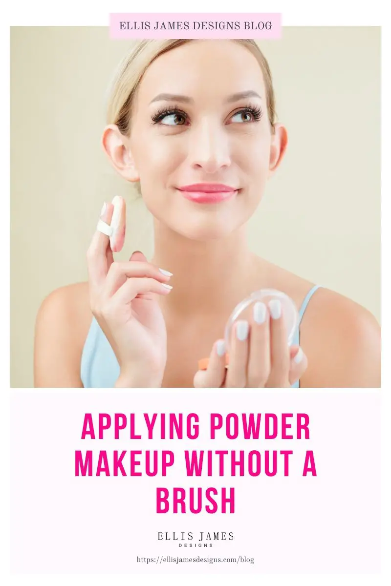 How To Apply Face Powder Without A Brush Powder Makeup Tips